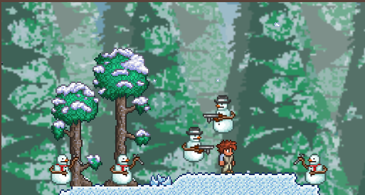 泰拉瑞亚原版百科泰拉瑞亚雪人军团怎么召唤 泰拉瑞亚雪人军团事件详细攻略配图