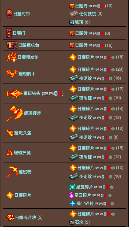 泰拉瑞亚原版百科泰拉瑞亚远古工作台有什么用 泰拉瑞亚远古操纵机合成表大全配图