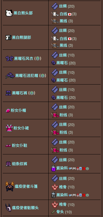 泰拉瑞亚原版百科泰拉瑞亚织布机合成表大全 泰拉瑞亚织布机怎么做配图