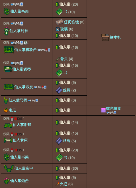 泰拉瑞亚原版百科泰拉瑞亚仙人掌可以种植吗 仙人掌有什么用配图