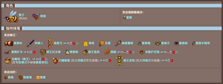 泰拉瑞亚原版百科泰拉瑞亚蜂巢怎么找 蜂巢生物群落介绍与攻略配图