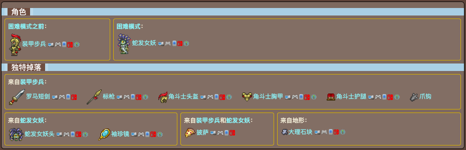 泰拉瑞亚原版百科泰拉瑞亚大理石洞生物群落介绍与攻略配图