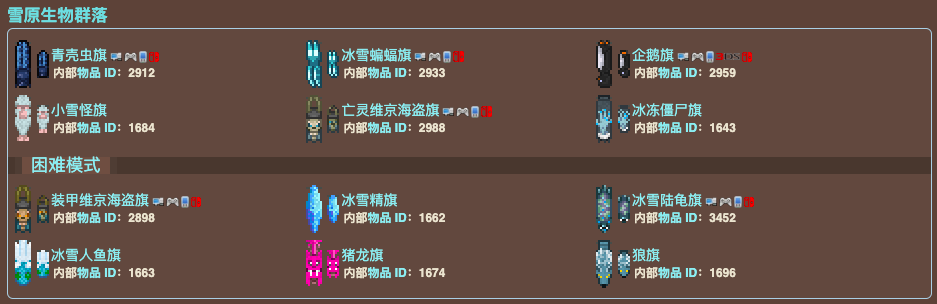 泰拉瑞亚原版百科泰拉瑞亚敌怪旗有什么作用 敌怪旗大全配图 泰拉瑞亚原版百科泰拉瑞亚敌怪旗有什么作用 敌怪旗大全配图