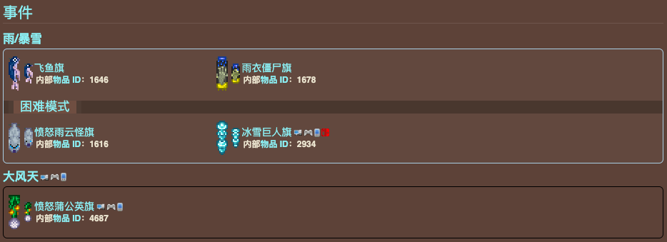 泰拉瑞亚原版百科泰拉瑞亚敌怪旗有什么作用 敌怪旗大全配图 泰拉瑞亚原版百科泰拉瑞亚敌怪旗有什么作用 敌怪旗大全配图