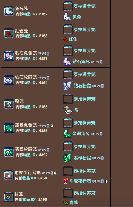 泰拉瑞亚原版百科泰拉瑞亚笼子有什么用 笼子怎么做配图