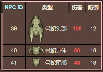 泰拉瑞亚原版百科泰拉瑞亚骨蛇怎么打 骨蛇会掉落什么配图