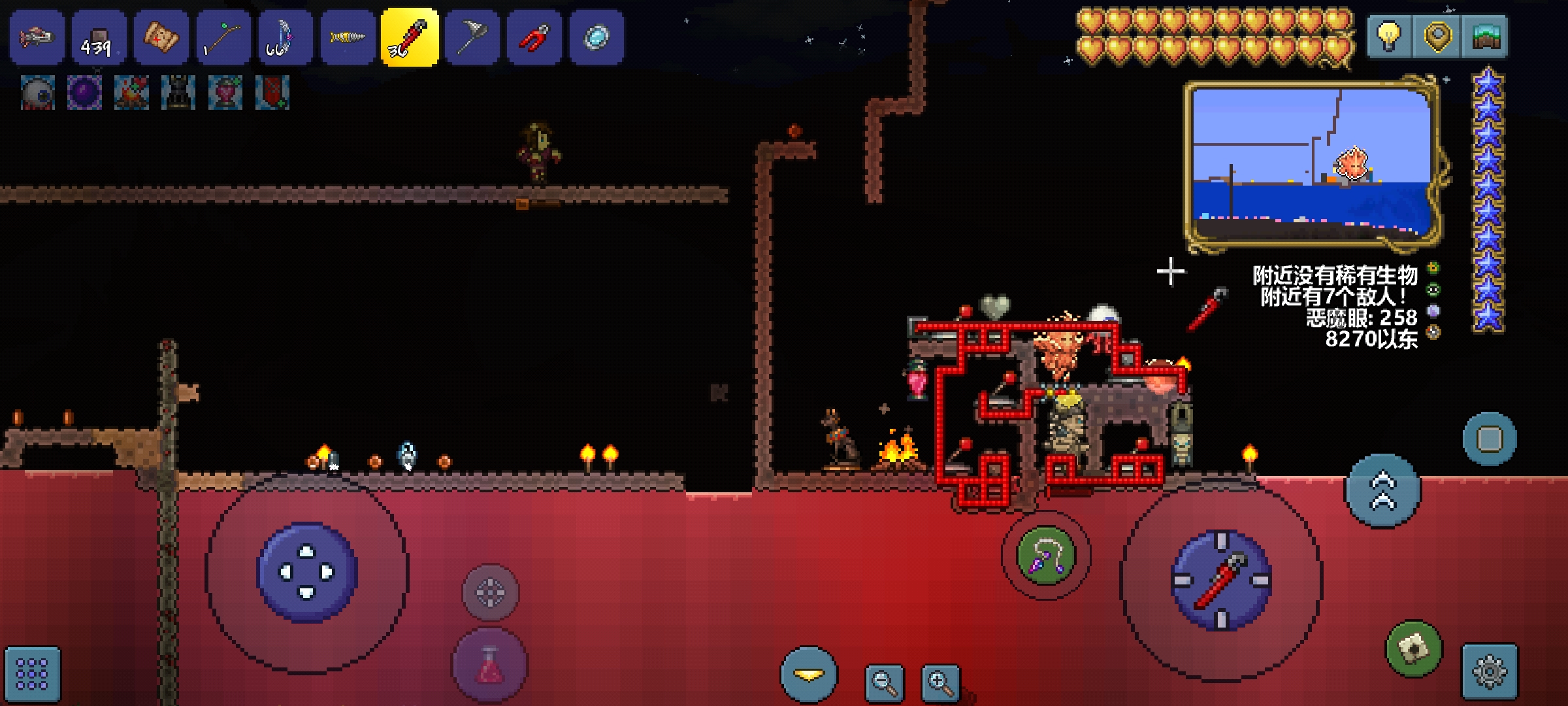 泰拉瑞亚原版百科骗伤装置（大部分Boss有效！泰拉瑞亚怎么做骗伤装置配图